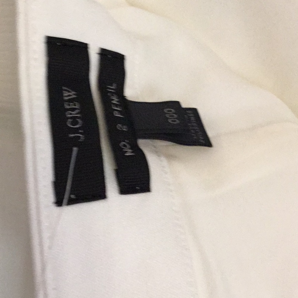 J Crew White Pencil Skirt - Picture 5 of 7